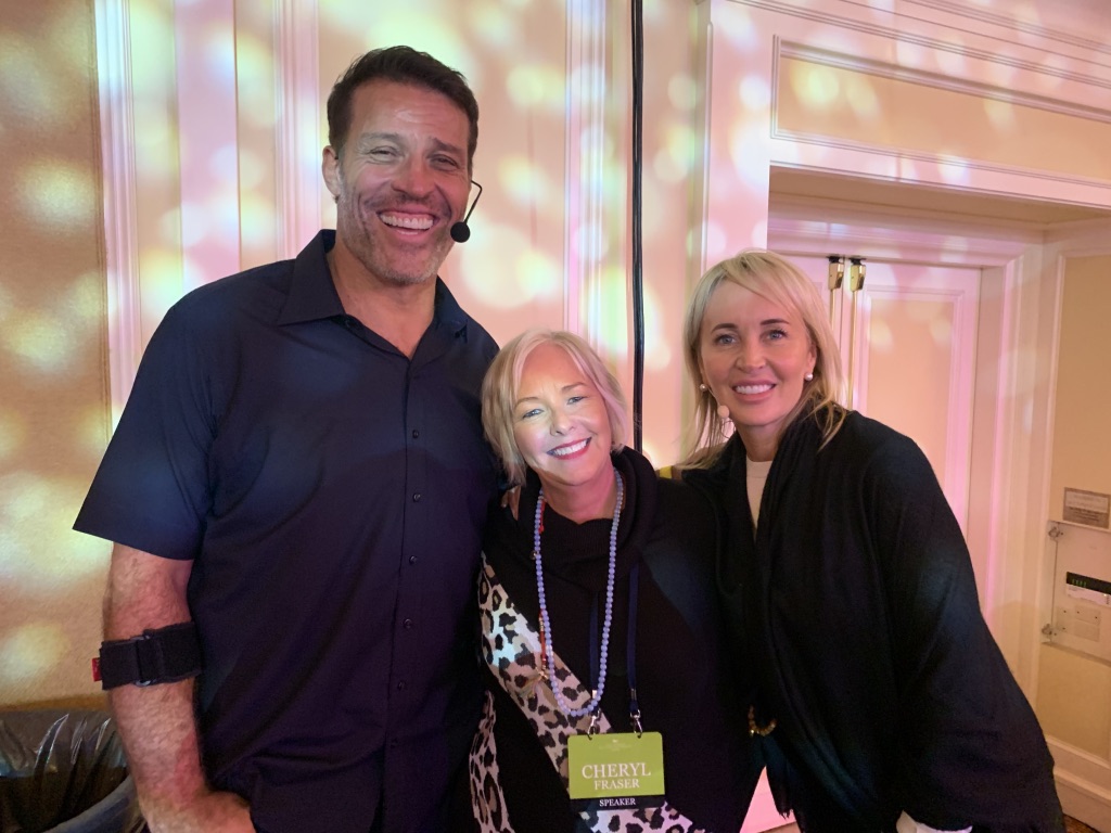 Tony Robbins, Sage Robbins, and Dr. Cheryl Fraser
